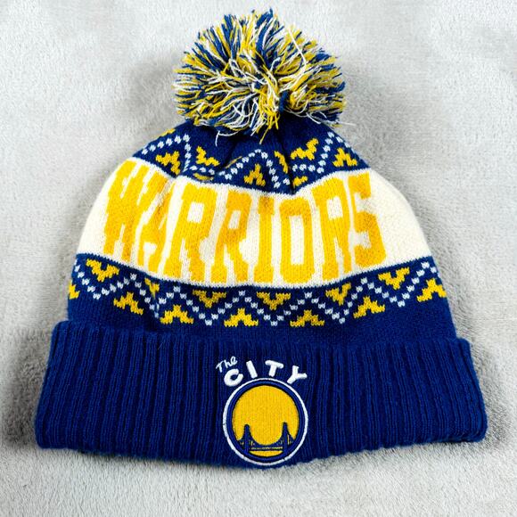 Golden State Warriors Beanie Hat Cap Men OSFM New Era Hardwood‎ Classics Winter - Picture 6 of 9